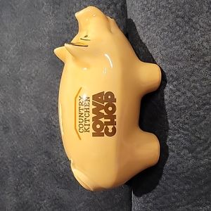 ❤RARE❤ VINTAGE PORCELAIN BUNTINGWARE COUNTRY KITCHEN PIG PIGGY BANK LARGE XL